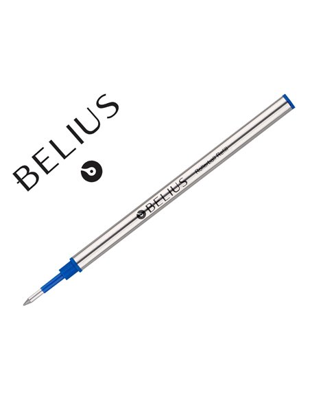Recharge roller belius pointe 0,7mm encre coloris bleue boite 3 unites.