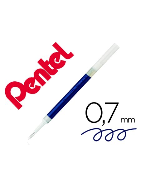 Recharge roller pentel encre gel bl77 bl107 encre fluide douce lumineuse pointe moyenne sechage rapide violet.