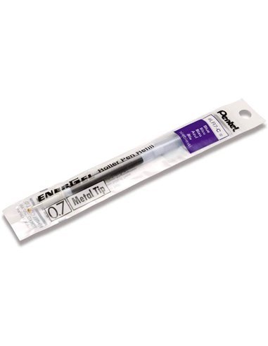 Recharge roller pentel encre gel bl77 bl107 encre fluide douce lumineuse pointe moyenne sechage rapide violet.