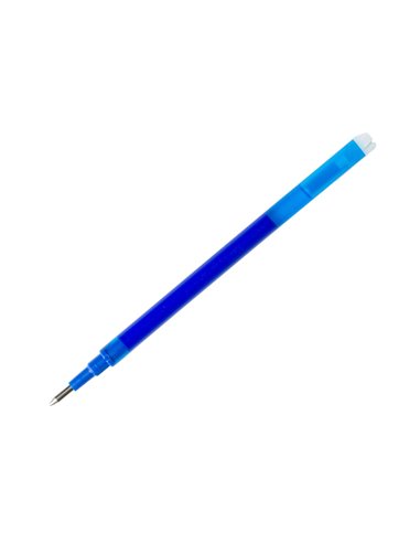 Recharge roller q-connect encre effacable couleur bleu set de 3u.