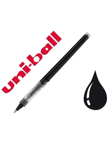 Recharge roller uniball ubr90 vision élite stylo roller encre ub-200 pointe moyenne 0.8mm couleur noir.