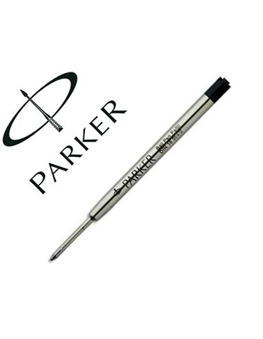 Recharge solveig stylo-bille type parker universelle métal largeur moyenne couleur noir.