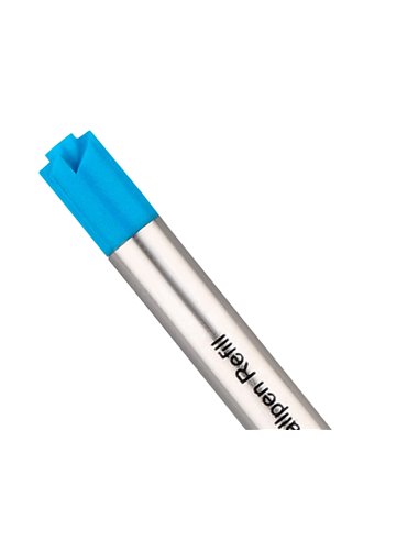 Recharge stylo-bille belius encre bleue pointe 0,8mm boite 3 unites.
