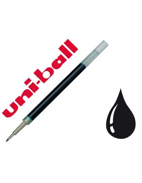 Recharge uni-ball roller rt 207 rt 207 premier largeur moyenne coloris noir.