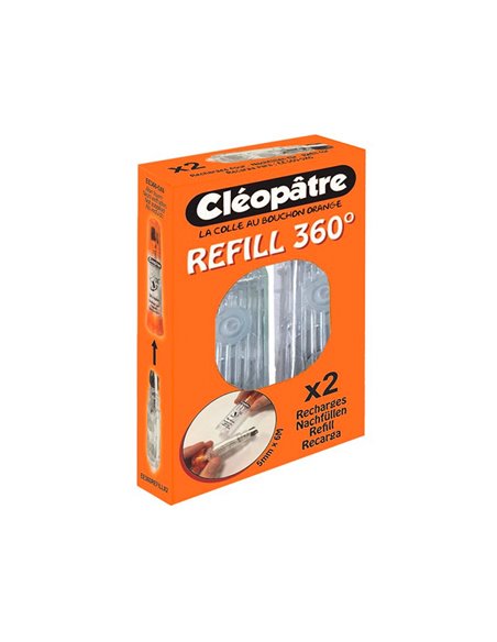 Recharges cleopatre pour effaceur d'encre 360 .Lot de 2dimensions 5 mm x 6 m.