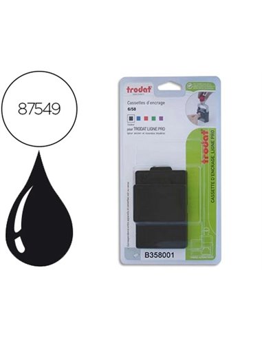 Recharge tampon trodat 5208/5274/5474/5480/5485/55418/55512 blister 3 unités.