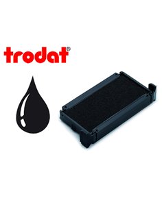 Cassette encrage trodat 6/4911 recharge tampon trodat 4800/ 4820/4822a/4846/4911/4911t 91 ergots lateraux encre noire.
