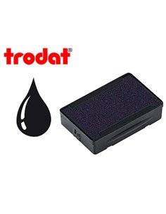 Cassette encrage trodat 6/4910 recharge pour tampon trodat 4810/4836/4910/4910ta ergots lateraux encre noire.