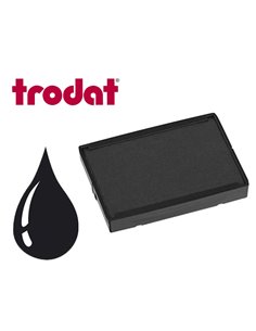 Cassette encrage trodat 6/4929b pour tampon encreur printy 4929/4729 taille empreinte 75x 8mm coloris noir.