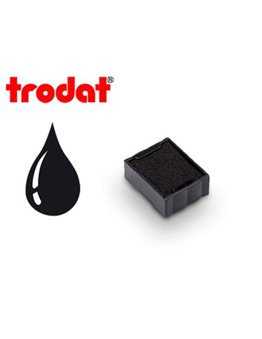 Cassette encrage trodat 6/4921a pour tampon encreur 4921 coloris noir.