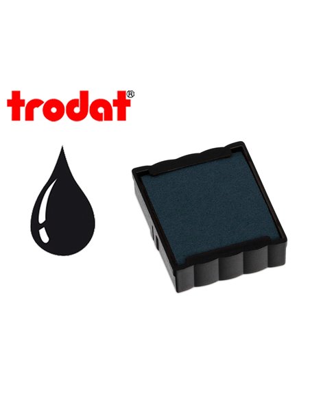 Cassette encrage trodat 6/4922a pour tampon encreur 4922 coloris noir.