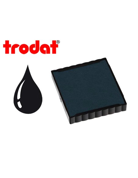 Cassette encrage trodat 6/4924a pour tampon encreur 4724/4740/4924/4940 coloris noir.