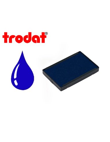 Cassette encrage trodat 6/4928b pour tampon encreur 4928/4958 coloris bleu.
