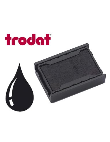 Cassette encrage trodat 6/4910 pour tampon encreur 4810/4910/4836/4910ta coloris noir boite 10 unites.