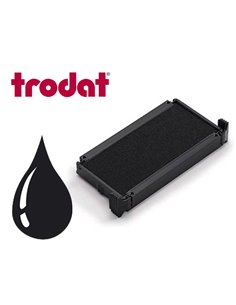 Cassette encrage trodat 6/4912 pour tampon encreur 4912/4952/4992/4912t/ x-print coloris noir boite de 10.