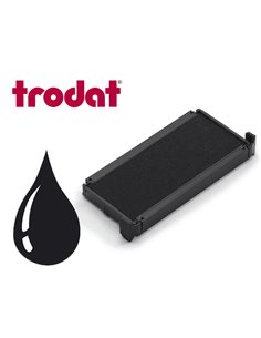 Cassette encrage trodat 6/4912 pour tampon encreur 4912/4952/4992/4912t/ x-print coloris bleu boite de 10 unites.