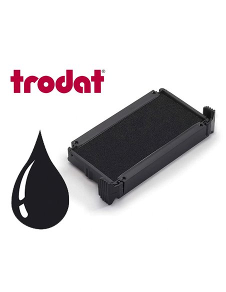 Cassette encrage trodat 6/4911c pour printy 4911/4800/4820/4822/4846/4951/4991 coloris rouge boite 10 unites.
