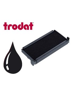 Cassette encrage trodat 6/4915a pour tampon printy 4915 coloris noir boite 10 unites.
