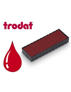 Cassette encrage trodat 6/4817c pour tampon printy 4816/4817 coloris rouge.