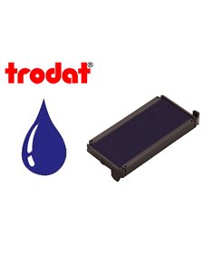 Cassette encrage trodat 6/4913b pour tampon printy 4913/4913t/4953 coloris bleu.