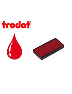 Cassette encrage trodat 6/4913c pour tampon printy 4913/4913t/4953 coloris rouge.