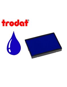 Cassette encrage trodat 6/4927b pour tampon encreur printy 4727/4927/4957 coloris bleu.