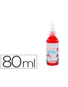 Recharge peinture sodertex rouge pour encreurs digitaux - 80 ml - 1 pc - 1 coloris.