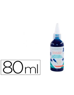 Recharge peinture sodertex bleu pour encreurs digitaux - 80 ml - 1 pc - 1 coloris.