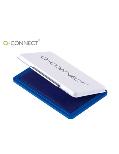 Recharge tampon q-connect économique nº2 110x70mm bleu.
