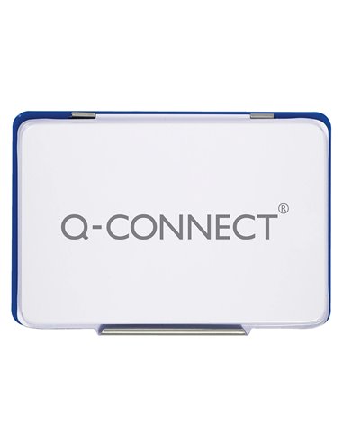 Recharge tampon q-connect économique nº2 110x70mm bleu.