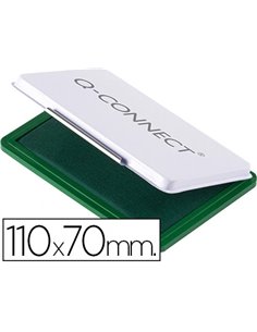 Recharge tampon q-connect économique nº2 110x70mm vert.