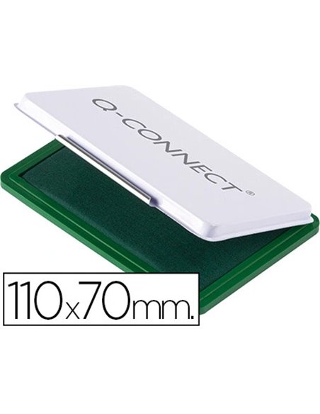 Recharge tampon q-connect économique nº2 110x70mm vert.