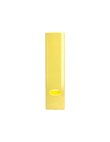 Porte-revues q-connect plastique 320x250x80mm coloris jaune pastel.