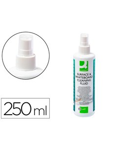 Vaporisateur q-connect mousse nettoyage tableau blanc non inflammable sans alcool aérosol 250ml.