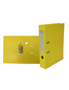 Classeur folio Bismark A-Z - PVC haute résistance - Porte-cartes sur le dos - Reliures métalliques sur le bord inférieur - Mécan