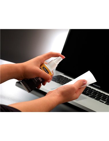 Produit nettoyant fellowes ecrans crt/tft/lcd plasma ordinateurs portables antistatique spray 250ml.