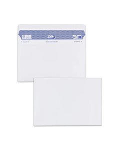 Enveloppe gpv c5 162x229mm 90g adhésive fermeture rapide sécurisée définitive blanche boîte 100 unités.