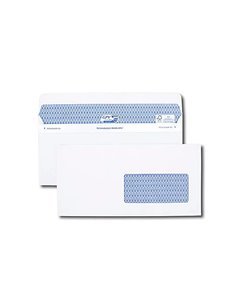 Enveloppe gpv dl+ 112x225mm 90g adhésive fermeture rapide sécurisée définitive fenêtre 45x100mm blanche boîte 500 unités. 2
