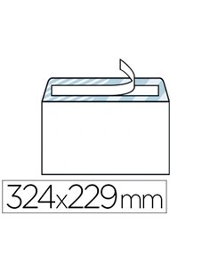 Enveloppe gpv c4 229x324mm 90g adhésive fermeture rapide sécurisée définitive blanche boîte 250 unités.
