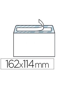 Enveloppe économique c6 114x162mm 80g adhésive coloris blanc boîte 500 unités.