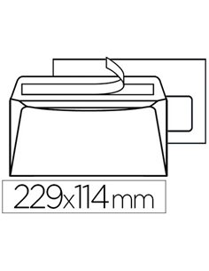 Enveloppe gpv multimachine 114x229mm 80g gommée fenêtre 35x100mm position fenêtre 20/20 boîte 1000 unités.