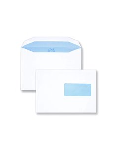 Enveloppe gpv multimachine 114x229mm 80g gommée fenêtre 45x100mm position fenêtre 20/20 boîte 1000 unités. 2