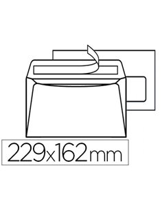 Enveloppe gpv green c5 162x229mm 80g adhésive recyclée extra blanche fenêtre 45x100mm boîte 500 unités.