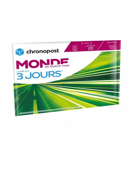 Enveloppe chronopost monde 270x335mm capacite 1kg.