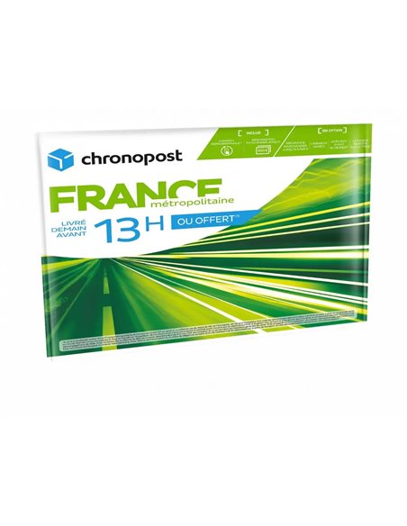 Enveloppe plastique chronopost 13 270x335mm capacite 1kg.