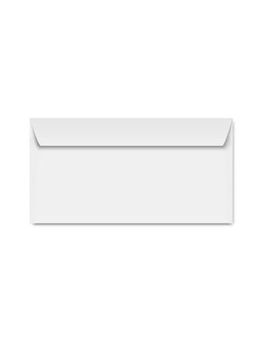 Enveloppe clairefontaine bande de protection 90g 110x220mm blanche boite de 250 unites.