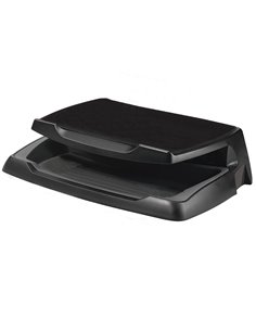 Support moniteur q-connect écran plat robuste espace rangement supporte 5kg.