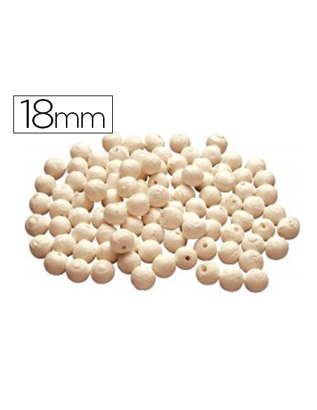 Boule cellulose univers de piwi diamètre 18mm coloris blanc sachet 100 unités