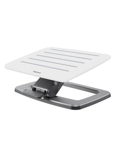 Repose-pieds fellowes hana lt reglable tension et hauteur sur 2 niveaux coloris blanc.