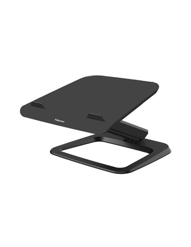 Support fellowes ordinateur portable hana lt egalage optimal hauteur et inclinaison systeme passe cable integre noir.